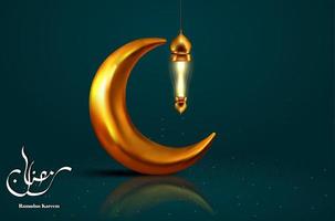 ramadan kareem traditionele moslim groet moslim groeten achtergrond vector