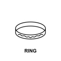 ring vector icoon illustratie