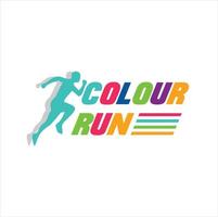 rennen Mens silhouet logo ontwerpen, marathon logo sjabloon, rennen club of sport- club vector