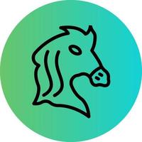 paard vector icoon stijl