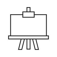 whiteboard icoon vector voor website, ui essentieel, symbool, presentatie
