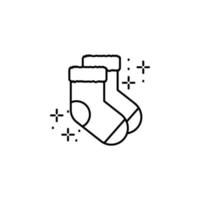 sokken kleren vector icoon illustratie