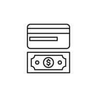 betaling methode, reis, dolar vector icoon illustratie