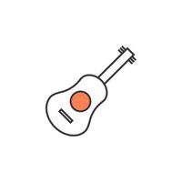 gitaar vector pictogram illustratie