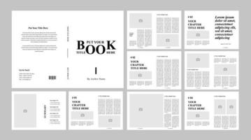 boek lay-out ontwerp vector