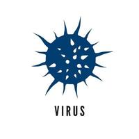 virus. griep infectie. symbool corona virus infectie. gevaarlijk ziekte. vector illustratie