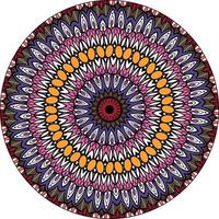 mandala achtergrond met geweldige kleuren. anti-stress therapie patronen vector