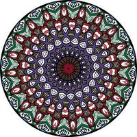 mandala achtergrond met geweldige kleuren. anti-stress therapie patronen vector