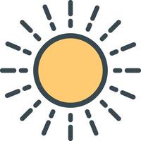 zon stralen illustratie vector