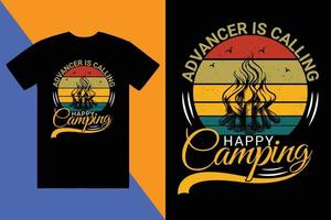 creatief avontuur, berg, buitenshuis, camping, Op maat logo t-shirt ontwerp vector