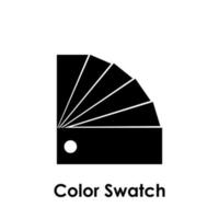 kleur swatch vector icoon illustratie