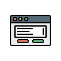 browser, web plaats, document vector icoon illustratie