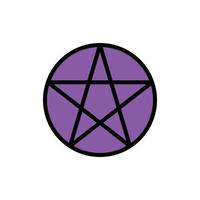 symbool ster pentagram vector icoon illustratie