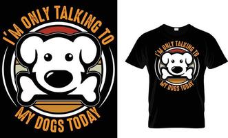 hond, hondje, poot, huisdier typografie t-shirt ontwerp vector