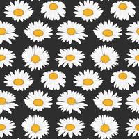 collectie daisy bloemen naadloos patroon om af te drukken vector