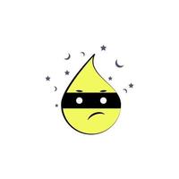 emoji dief vector icoon illustratie