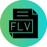 flv vector icoon ontwerp