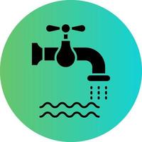 verspilling water vector icoon ontwerp