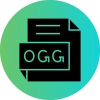 ogg vector icoon ontwerp