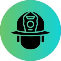 brandweerman helm vector icoon ontwerp