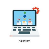 algoritme vector vlak pictogrammen. gemakkelijk voorraad illustratie voorraad