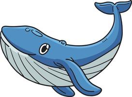 walvis cartoon gekleurde clipart illustratie vector