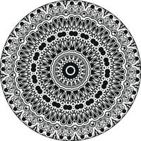 circulaire patroon in het formulier van mandala voor henna, mehndi, tatoeëren, decoratie. decoratief ornament in etnisch oosters stijl. kleur boek bladzijde. wijnoogst decoratief elementen. vector