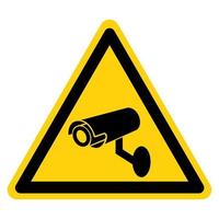 cctv beveiligingscamera symbool teken vector