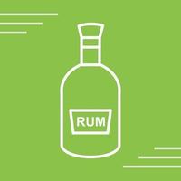 fles van rum vector icoon