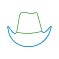 cowboy hoed vector icoon