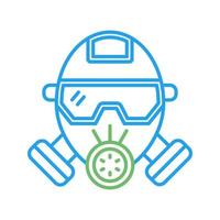 gasmasker vector icon