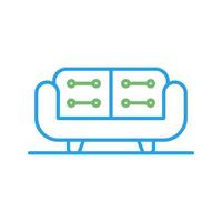 sofa vector icoon