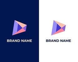 abstract brief m, brief m met mail logo, mail icoon logo ontwerp sjabloon vector