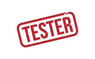 tester rubber postzegel zegel vector