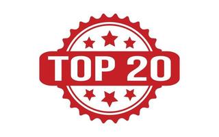 top 20 rubber postzegel zegel vector