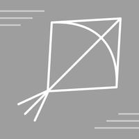 vlieger vector pictogram