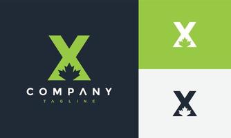 brief X esdoorn- logo vector