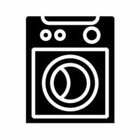 het wassen machine icoon vector gemakkelijk illustratie. voorraad vector.