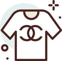 chanel-kleding illustratie vector