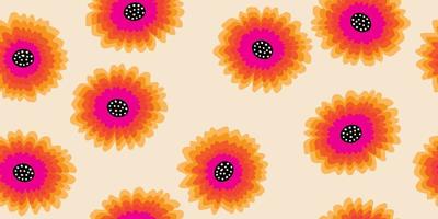 hand- getrokken bloemen, naadloos patronen met bloemen voor kleding stof, textiel, kleding, omhulsel papier, omslag, banier, interieur decor, abstract achtergronden. vector