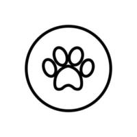 liefde hond icoon vector. huisdier illustratie teken. hond symbool of logo. vector