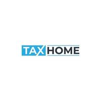 vector boekhouding, financiën creatief belasting huis logo