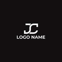 vector eerste jc logo ontwerp vector