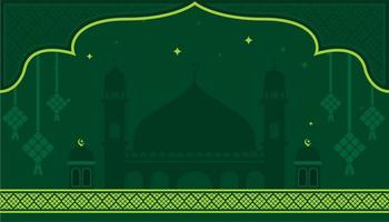 religieus eid al-fitr achtergrond vector