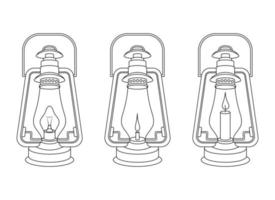 wijnoogst lamp vector ontwerp illustratie geïsoleerd Aan achtergrond