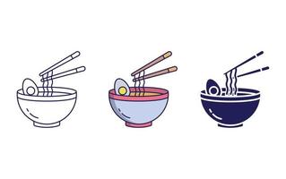 ramen vector icoon