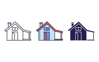 huis vector pictogram