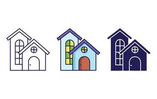 huis vector pictogram