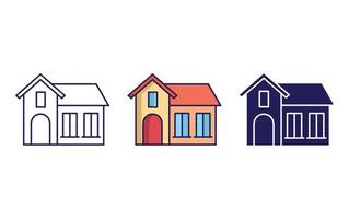 huis vector pictogram