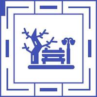 park vector pictogram